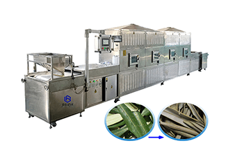 Leaf drying machine